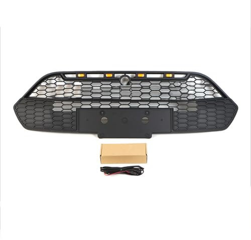 zjlgs Auto Front Stostange Kühlergrills für 2012-2018 Ford Transit Custom, Auto Kühlergrill Stostange Grill Grille Ersatz Kühlergitter Kühlergrill Frontgrill,B