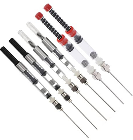AUTSUPPL Stainless Steel Fountain Pen Converter Ink Absorber Ink Fill Assistant Absorber Fine Pen