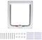 Cat Door,Cat door 4 Way Locking,Cat door for Upvc Door Activated,Cat Door for Glass Doors,Cat Doors & Enclosures,for Interior Exterior Door, Window, Wall(SIZE:6.18x6.3inch)