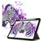 Custodia Per Ipad Pro 11 Pollici 4/3/2 Generazione (2022/2021/2020), Custodia Per Tablet Antiurto Con Accensione/Sonno Automatico E Portapenne, 2 Zebre Carine