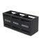 Vbvbip Eco-Friendly Cutlery Organizer | Kitchen Drawer Divider for Flatware Storage | Portable & Space-Saving Design, Black