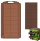 Dubaï Moule à chocolat en silicone réutilisable pour faire soi-même du chocolat, des chocolats, des chocolats, moule à chocolat antiadhésif en silicone profond (rectangulaire)