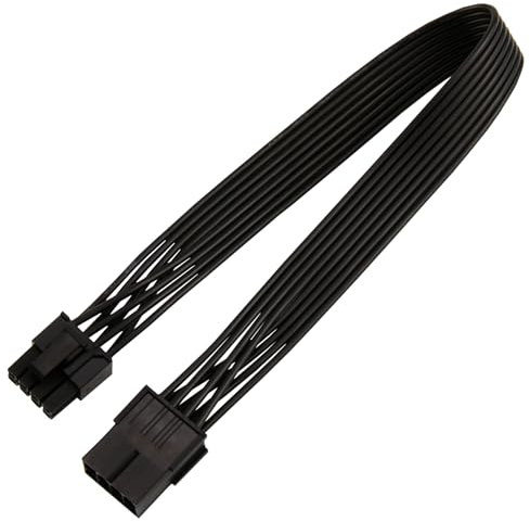 Yewseas 8 Pin GPU Cable de Alimentación 30cm, Conector 8 Pin EPS/ATX Macho a 6+2 Pin PCIe Macho, Cable de Alimentación para Tarjeta Gráfica y Placa Base, Compatible con GPUs de Alto Rendimiento