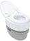 Camco 41544 Premium Portable Travel Toilet With Three Directional Flush And Swivel Dumping Elbow (5.3 gallon, Frustration Free Packaging)