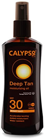 Calypso CALT30MON Huile de Monoï de Tahiti en spray avec SPF30 200 ml