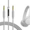 GEEKRIA Audio Cable with Mic Compatible with Sony ULT WEAR, WH-1000XM6/1000XM5/1000XM4, WH-CH720N Headphones, 3.5mm Replacement Stereo Cord with Inline Mic and Volume Control (4ft / 1.2m)