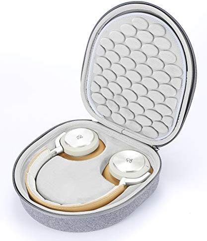 Hardcover-Etui für B&O Play von Bang & Olufsen Over-Ear-Kopfhörer Beoplay H4, H7, H8/H8i, H9/H9i und Zubehör, für Reisen und zur Aufbewahrung - Grau