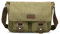 FANDARE Leinwand Messenger Bag Umhängetasche 7.9 inch iPad Tasche Schultertasche Unisex Segeltuch Tasche Arbeiten Tasche für Männer und Frauen, Herren/Damen Reise Umhängetasche Grün