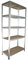 Shelf Creations BASIC Schwerlastregal 200x140x40cm verzinkt 5 Böden Steckregal Kellerregal Lagerregal Werkstattregal Archivregal Haushaltsregal Ordnerregal Metallregal Garagenregal Fachbodenregal