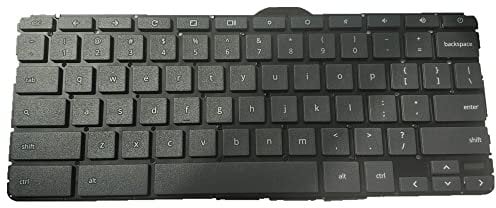 fqparts Replacement Laptop Keyboard For HP Chromebook 11A G6 EE Chromebook 11A G8 EE Black US English Layout