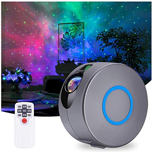 Star Projector Night Light - Home Planetarium with Remote Control, 360 Degree Rotation Kids Night Light Nebula Projector for Kids Party Birthday