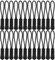 Tiretto Cerniera da Infilare, 24 pz, Nero, Tiralampo in Nylon, Riparazione Chiusure Lampo, Zipper Puller di Ricambio per Cerniere su Abbigliamento Sportivo, Zaini, Giacche, Borse, zipper repair set