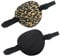 2 PCS Eye Patches, Adjustable Medical Lazy Eye Patch with Buckle, Visual Amblyopia Corrected Eye Patches Pirate Eye Patches for Adults and Kids, Black & Leopard Print