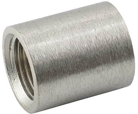 Fittingteile - Edelstahl Rund Muffe mit NPT-Gewinde (Gewindegröße: NPT 1/8)