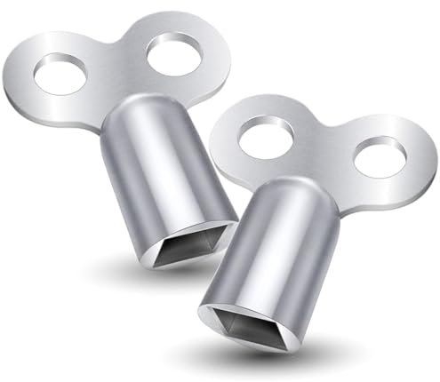 50 llaves de purga para radiadores, resistentes y robustas, adecuadas para calefacciones