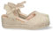 shoes&blues.es 66441-Sandalia de Cuna para Mujer, Forrado de Yute, Pala Cerrada, y Cierre de Hebilla, Primavera Verano 2022. Talla 38 Apricot