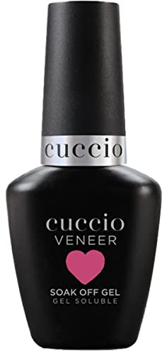 Cuccio Veneer Gel Polish 13ml- Karaoke Party- Orchid Neon Creme, Pink