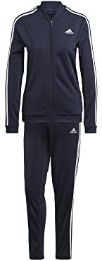 adidas Damen Essentials 3-Stripes Track Suit, Legend Ink, M