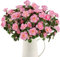 GTIDEA Künstliche Seidenblumen für den Außenbereich, künstlicher Azaleenstrauß, Arrangements für den Außenbereich, Garten, Veranda, Zuhause, Terrasse, Hochzeit, Eingang, Rosa, 4 Stück