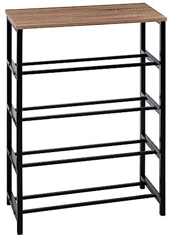 5 five simply smart Range-chaussures console aliaj effet chêne naturel