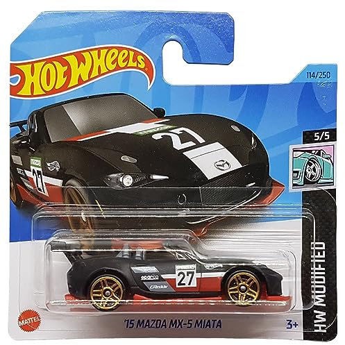 Hot Wheels - ´15 Mazda MX-5 Miata - HW Modified 5/5 - HKH87 - Short Card - sparco - GReddy - Mattel 2023