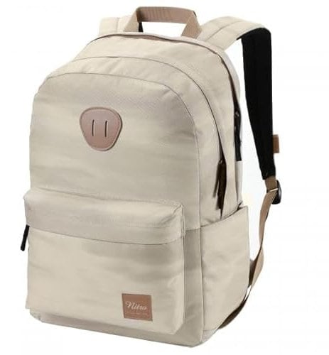 Nitro Urban Plus, Old School Daypack mit zusätzlichem gepolstertem Laptopfach, urbaner Streetpack, Alltagsrucksack, Schulrucksack, Schoolbag mit seitlichem Flaschenfach, Forged Camo