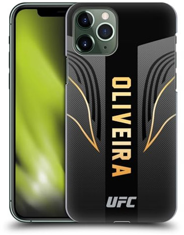 Head Case Designs Offizielle UFC Kampfausrüstung Charles Oliveira Harte Rueckseiten Handyhülle Hülle Huelle kompatibel mit Apple iPhone 11 Pro