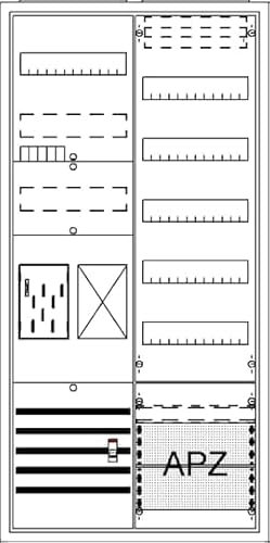 Komplettschrank BKE-I A27 1Z1R1V5A2 STRIEBEL & JOHN BA27FB