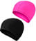 Paquete de 2 Gorros de natación para Hombres y Mujeres,Elástico Sombreros de Natación Gorros De Natación Unisex para Adultos Y Niños(Lake Blue > Black)