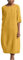 Cotton Linen Dresses Women UK Sale Clearance 3/4 Sleeve Loose Fit Midi Dress Summer Beach Holiday Plain Sundress Indian Vintage Solid Dress Ladies Elegant Baggy Tunic Dresses Plus Size 22 Yellow