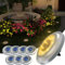 Sennycat Lumière Solaire Extérieur, 8LED 6000K Lampe Solaires au Sol, Etanche IP65 Lampe de Jardin, Spot Solaire Extérieur pour Chemin Terrasse Cour Pelouse Escaliers Piscine