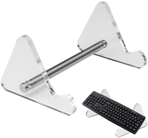 Tastaturständer – Ständer für mechanische Tastatur aus Acryl | transparentes Display mit 3 Ebenen, 2 Ebenen, 1 Ebene, Mehrzweck-Organizer für Zuhause, Büro, Schreibtisch
