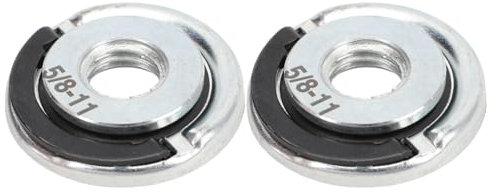 5/8-11 Quick Release Nut, 2 Pcs Grinder Nut for Angle Grinder, Quick Tightening and Releasing, Alloy Steel Angle Grinder Flange Nuts for Most Grinding Wheels, Sanding Wheels