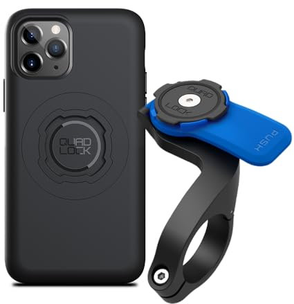 Quad Lock Out Front Bike Phone Holder Kit with MAG Phone Case for iPhone 11 Pro