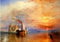 mumscraftybits Laminated A4 print Fighting Temeraire by Turner