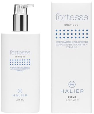 Halier Fortesse Shampoo gegen Haarausfall für Frauen 250 ml - Stärkendes Haarwachstum mit Biotin & Ackerschachtelhalm - Dermatologisch Getestet