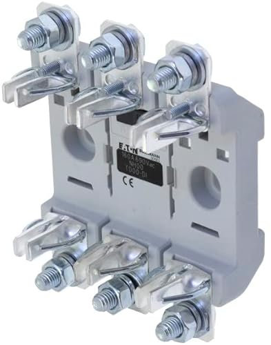 Eaton TD00-DI Sicherungsunterteil, Niederspannung, 160 A, AC 690 V, NH00, 3P, IEC, integrierte Sockelausbildung, DIN-Schienenmontage