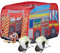 Relaxdays 3 TLG. Feuerwehr Set, Spielzelt Feuerwehr, 2X Feuerwehrhelm Kinder, Kinderzelt für Drinnen & Draußen, ab 3, Mehrfarbig