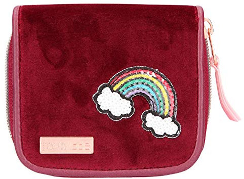 Depesche 10231 Portemonnaie TOPModel Velvet, dunkelrot, bunt