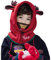 TRIWONDER Passamontagna Bambino Invernale Cappello Neve Bambino Sottocasco Sci Balaclava Bambina Cappello Pile Termico per Bimbo Bimba Bambino Bambina(02 Rosso - Alce)
