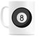 WeDoMugs Pool 8 Ball Graphic Icon Ceramic 11oz Coffee Tea Gift Mug Cup