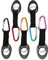 VOSAREA 6 Stücke Flaschenhalter Clips Silikon Getränk Schnalle Getränkehalter Flaschenhalter Schlüsselanhänger für Outdoor Laufen Wandern Gym Jogging (Zufällige Farbe)