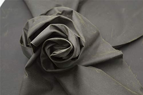 Walker and Hawkes - Wachsstoff aus 100% Baumwoll-Canvas - Antik-Optik - gewachst - Olivgrün - 50 x 150 cm (1/2 m)