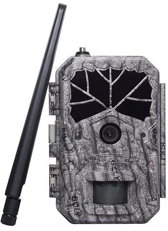 BolyGuard 4G Wireless Wildlife Trail Kamera GPRS 48MP 1080p mit Nachtsicht Bewegungsaktivierte Spielkamera mit No Glow 940nm IR LEDs für Garten