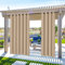 MINGPINHUIUS Rideaux d'extérieur Imperméables - Rideau Pergola Extérieur pour Terrasse, Balcon & Jardin, Protection Solaire et Protection de la Vie privée (Champagne, 2 PCS / 132 X 213 CM)