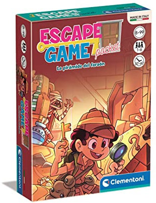 Clementoni Jeu de Table d'Escape Room Familial, Multicolore (55461)