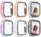 Wingle Schutzhülle für Apple Watch, 45 mm, Serie 9, 8, 7, mit Displayschutzfolie, über 400 glitzernde Kristall-Diamanten, Apple Watch, Gesichtsabdeckung, Stoßfänger mit gehärtetem Glas,