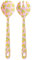 Melamin Salatset - zweifarbig - Lemon Print