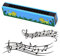 REQAG Mundharmonika für Kinder Chromatische Mundharmonika 16 Loch Mundharmonika C-Dur Mundharmonika Diatonisch Harmonika Speedy Armonica Sehr Geeignet für Anfänger, Kinder, Studenten