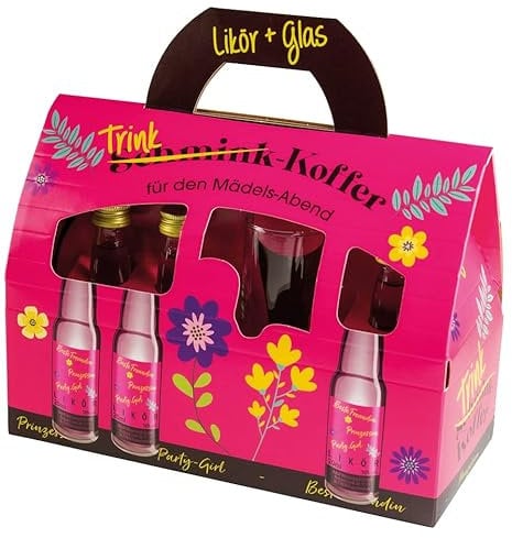 Weisenbach Geschenke & Ideen - Trink-Koffer 3 x 20ml Feigen-Likör